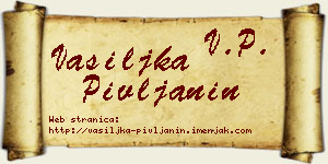 Vasiljka Pivljanin vizit kartica